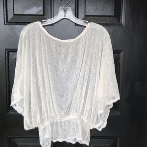 Vintage Sheer Lace Top